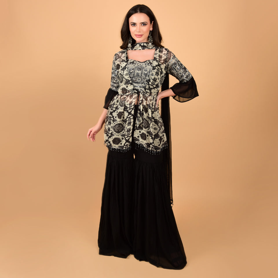 Glamorous Layers: The Black 3-Piece Set You Need