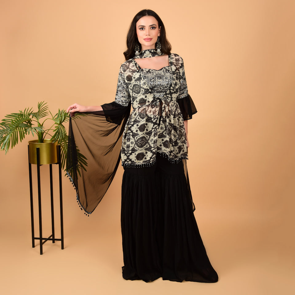 Glamorous Layers: The Black 3-Piece Set You Need