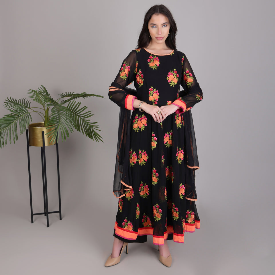 Embroided Anarkali