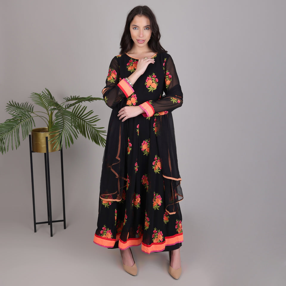 Embroided Anarkali