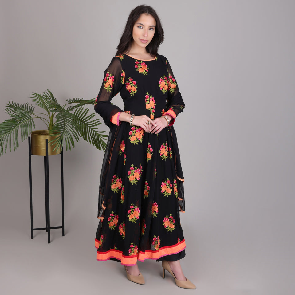 Embroided Anarkali
