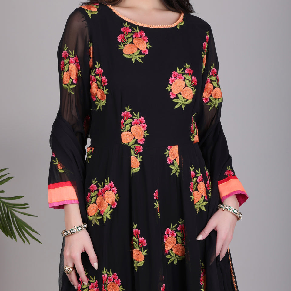 Embroided Anarkali
